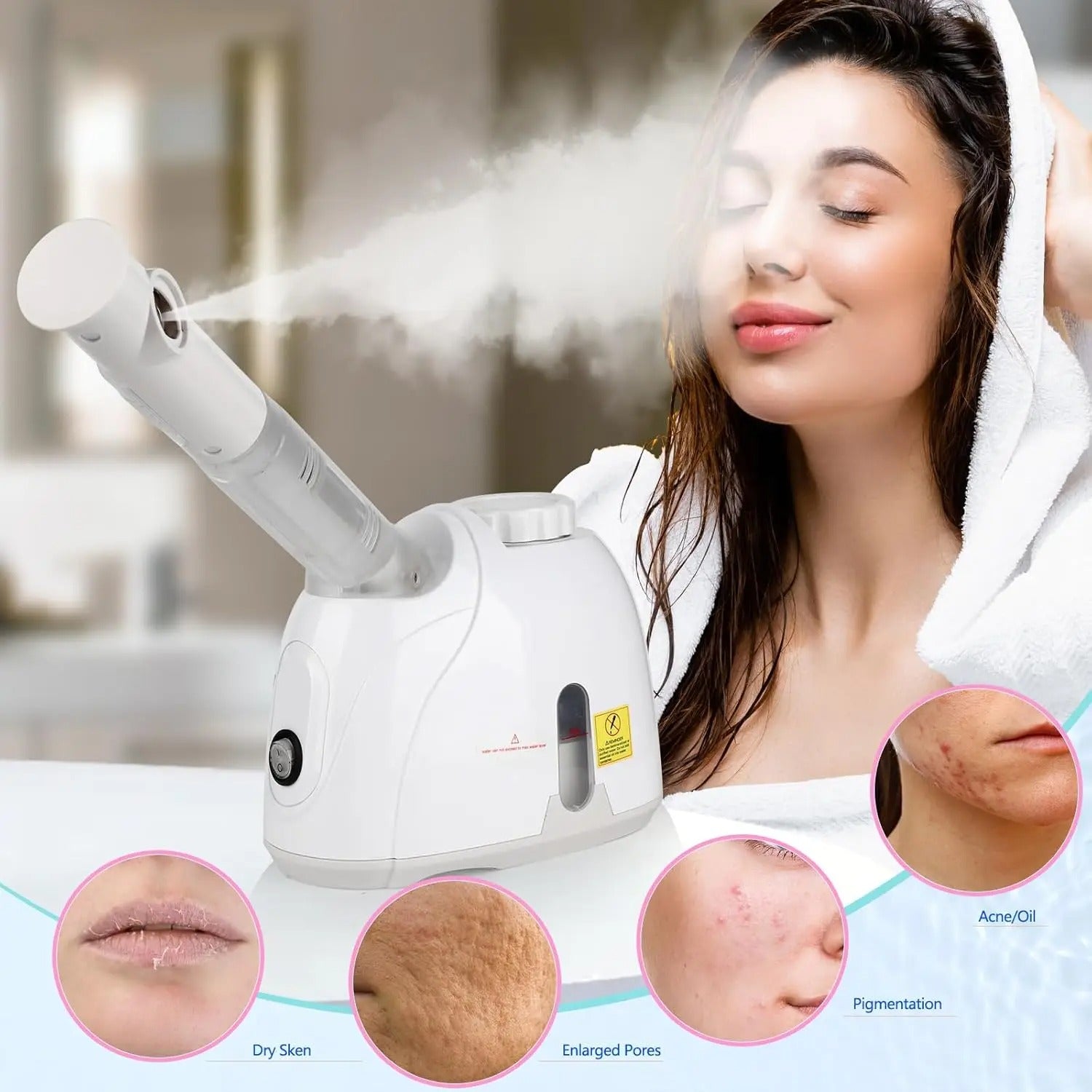 Facial Steamer Hydrating and Moisturizing + Adjustable