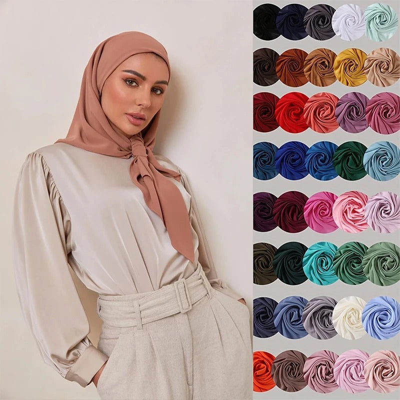 Fashion Women Solid Cotton Headscarf Hijab | Bondi Blush