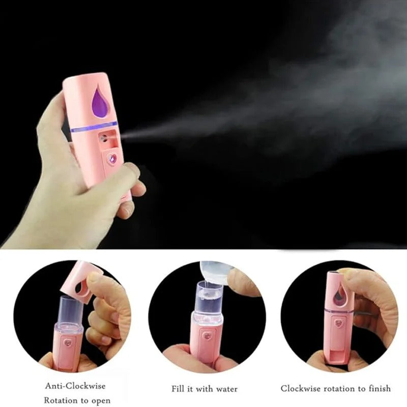 Mini Nano Mist Sprayer Cooler Facial Steamer | OREADEX